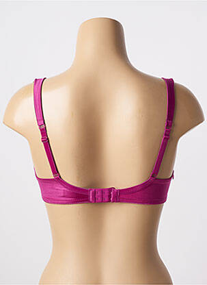 Soutien-gorge effet matière satinée haut soutien-gorge emboitant violet CONTURELLE femme