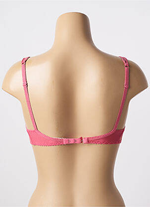 Soutien-gorge effet matière satinée haut soutien-gorge balconnet rose AUBADE femme