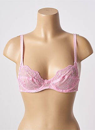 Soutien-gorge effet matière satinée haut soutien-gorge emboitant rose WARNER'S femme