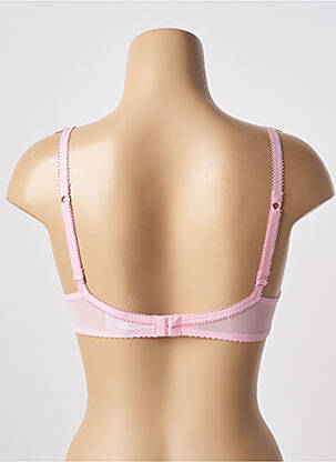 Soutien-gorge effet matière satinée haut soutien-gorge emboitant rose WARNER'S femme