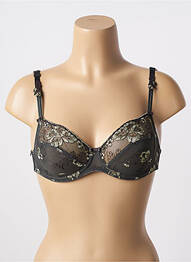 Soutien-gorge effet matière satinée haut soutien-gorge emboitant vert CONTURELLE femme