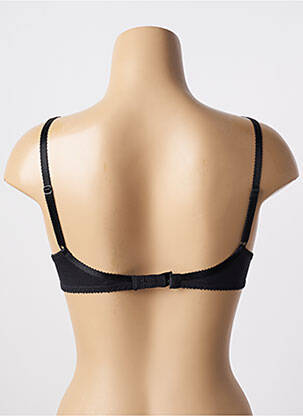 Soutien-gorge effet matière satinée haut soutien-gorge balconnet noir WARNER'S femme