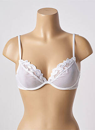 Soutien-gorge effet matière satinée haut soutien-gorge emboitant blanc WONDERBRA femme