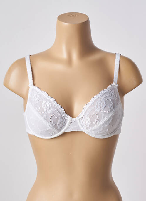Soutien-gorge effet matière satinée haut soutien-gorge emboitant beige FELINA femme