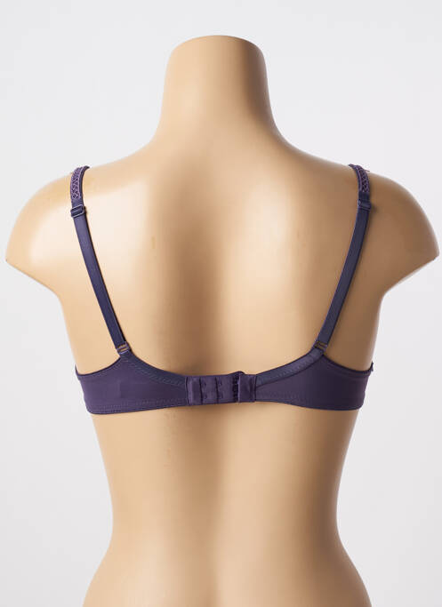 Soutien-gorge effet matière satinée haut soutien-gorge emboitant violet CONTURELLE femme