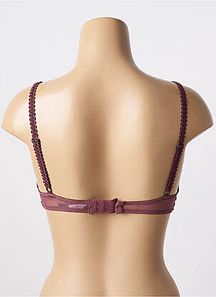 Soutien-gorge effet matière satinée haut soutien-gorge emboitant violet WONDERBRA femme