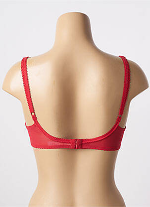 Soutien-gorge effet matière satinée haut soutien-gorge emboitant rouge WARNER'S femme