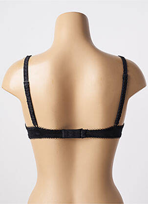 Soutien-gorge effet matière satinée haut soutien-gorge balconnet noir WARNER'S femme