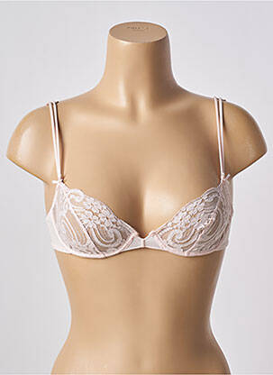 Soutien-gorge effet matière satinée haut soutien-gorge emboitant rose WARNER'S femme