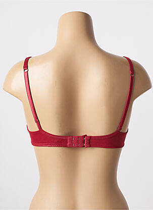 Soutien-gorge effet matière satinée haut soutien-gorge balconnet rouge NEYRET femme