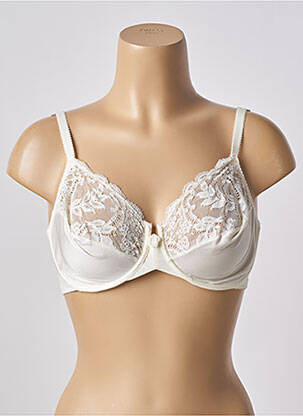Soutien-gorge effet matière satinée haut soutien-gorge emboitant beige WARNER'S femme