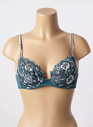 Soutien-gorge effet matière satinée haut soutien-gorge emboitant vert LILLY femme