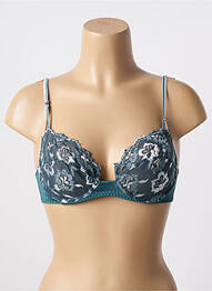 Soutien-gorge effet matière satinée haut soutien-gorge emboitant vert LILLY femme