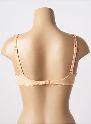 Soutien-gorge effet matière satinée haut soutien-gorge emboitant orange CONTURELLE femme