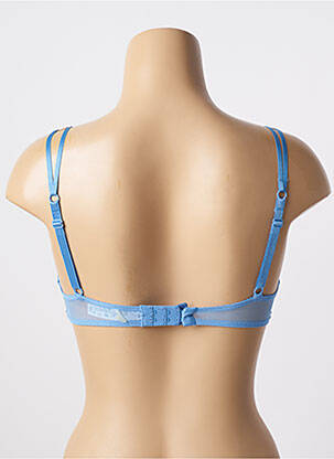Soutien-gorge effet matière satinée haut soutien-gorge emboitant bleu WONDERBRA femme