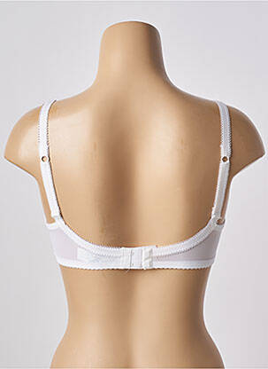 Soutien-gorge effet matière satinée haut soutien-gorge emboitant blanc WARNER'S femme