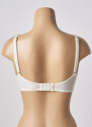 Soutien-gorge effet matière satinée haut soutien-gorge emboitant beige WARNER'S femme