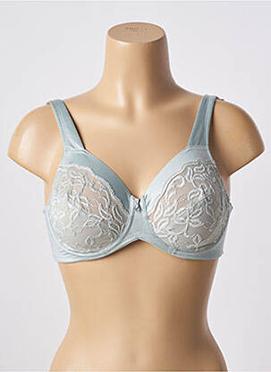Soutien-gorge effet matière satinée haut soutien-gorge emboitant vert FELINA femme