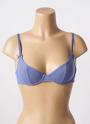Soutien-gorge effet matière satinée haut soutien-gorge emboitant violet CACHAREL femme