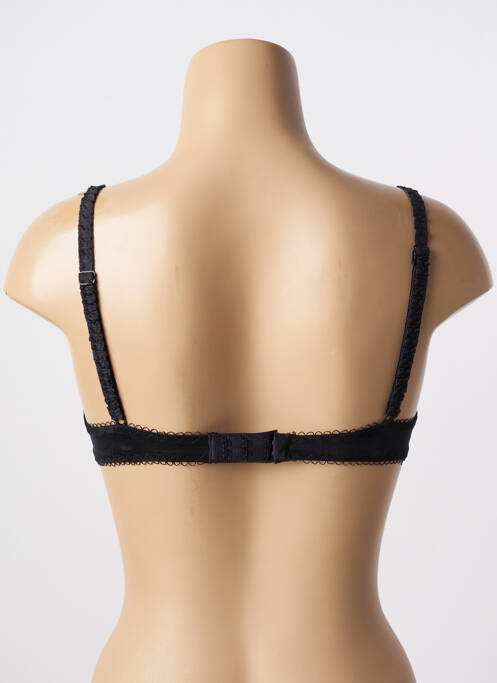 Soutien-gorge effet matière satinée haut soutien-gorge balconnet noir WARNER'S femme