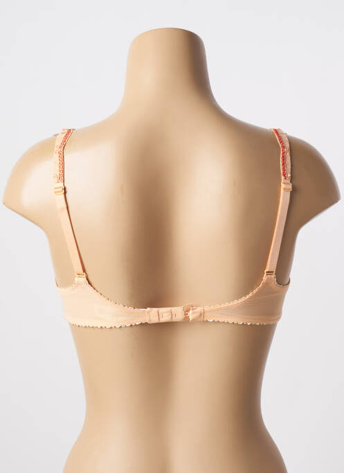 Soutien-gorge effet matière satinée haut soutien-gorge emboitant orange CONTURELLE femme