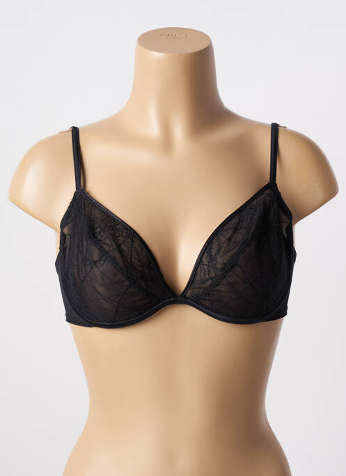 Soutien-gorge noir WONDERBRA pour femme