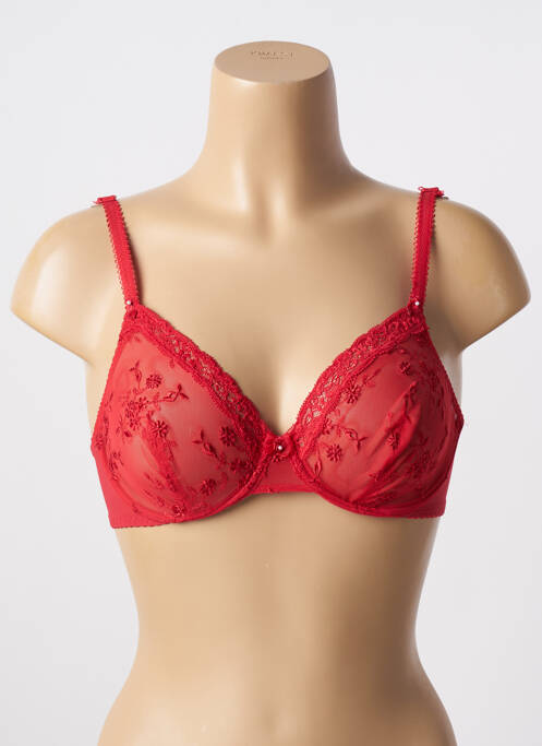 Soutien-gorge rouge WARNER'S pour femme