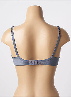 Soutien-gorge effet matière satinée haut soutien-gorge emboitant gris CONTURELLE femme