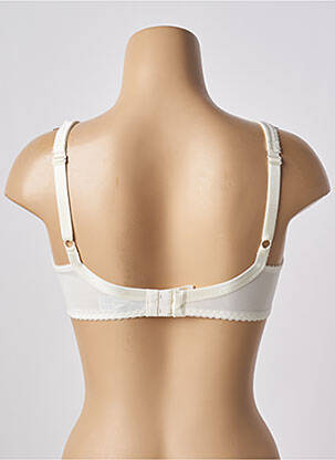 Soutien-gorge effet matière satinée haut soutien-gorge emboitant beige WARNER'S femme