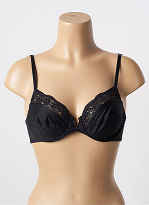 Soutien-gorge effet matière satinée haut soutien-gorge emboitant noir WARNER'S femme