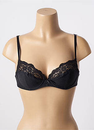 Soutien-gorge effet matière satinée haut soutien-gorge emboitant noir WARNER'S femme