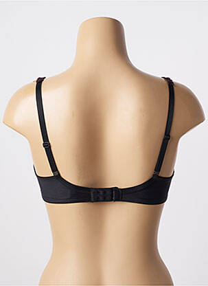Soutien-gorge effet matière satinée haut soutien-gorge emboitant noir CONTURELLE femme