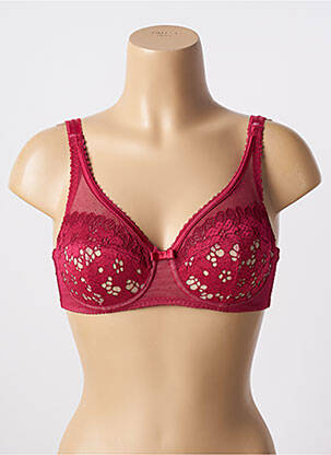 Soutien-gorge effet matière satinée haut soutien-gorge emboitant rose PLAYTEX femme
