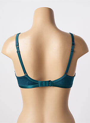 Soutien-gorge effet matière satinée haut soutien-gorge emboitant vert CONTURELLE femme