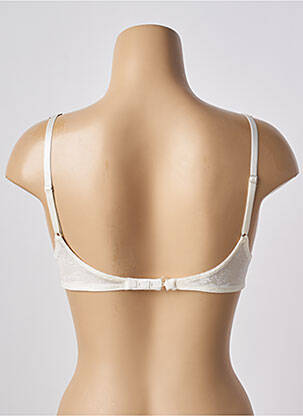 Soutien-gorge effet matière satinée haut soutien-gorge emboitant beige WARNER'S femme
