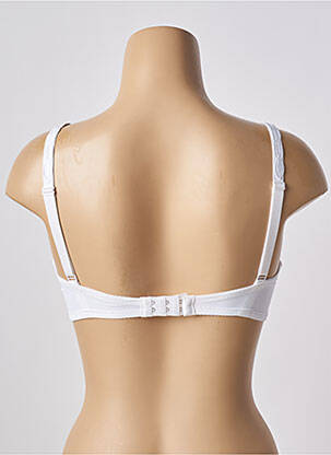 Soutien-gorge effet matière satinée haut soutien-gorge emboitant blanc FELINA femme