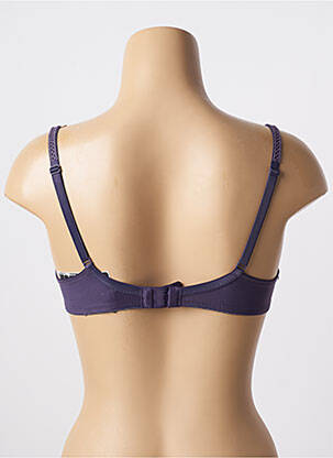 Soutien-gorge effet matière satinée haut soutien-gorge emboitant violet CONTURELLE femme