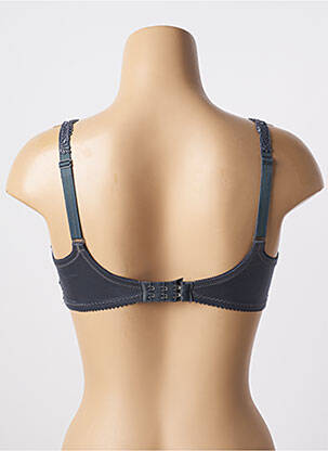 Soutien-gorge effet matière satinée haut soutien-gorge emboitant gris FELINA femme