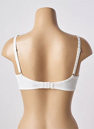 Soutien-gorge effet matière satinée haut soutien-gorge emboitant blanc PIEGE femme