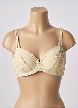 Soutien-gorge effet matière satinée haut soutien-gorge emboitant beige PLAYTEX femme