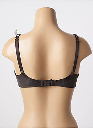 Soutien-gorge effet matière satinée haut soutien-gorge emboitant gris CONTURELLE femme