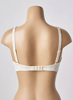 Soutien-gorge effet matière satinée haut soutien-gorge emboitant beige FELINA femme