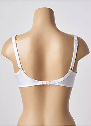 Soutien-gorge effet matière satinée haut soutien-gorge emboitant blanc FELINA femme