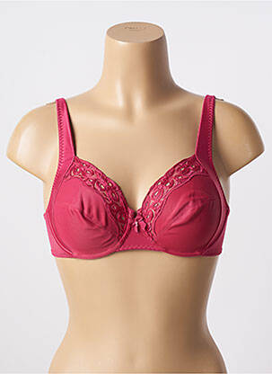 Soutien-gorge effet matière satinée haut soutien-gorge emboitant rose WARNER'S femme