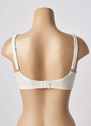 Soutien-gorge effet matière satinée haut soutien-gorge emboitant beige WARNER'S femme