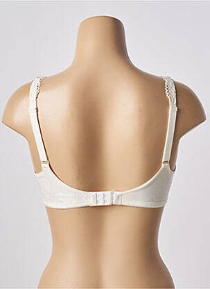 Soutien-gorge effet matière satinée haut soutien-gorge emboitant beige FELINA femme