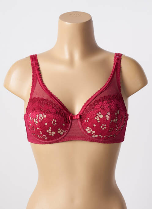 Soutien-gorge effet matière satinée haut soutien-gorge emboitant rose PLAYTEX femme