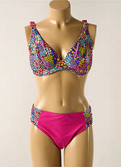 Maillot de bain 2 pièces rose DEIDAD pour femme seconde vue