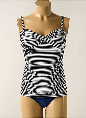 Tankini effet matière satinée noir SUNFLAIR femme