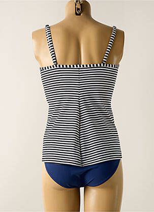 Tankini effet matière satinée noir SUNFLAIR femme